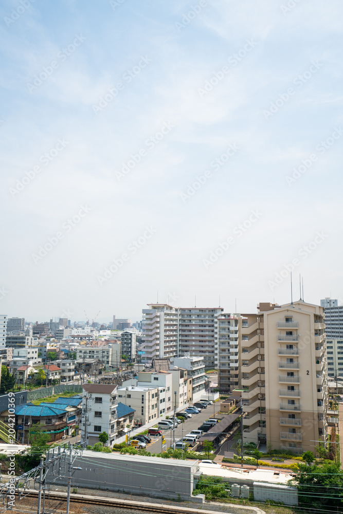 Obraz premium 新大阪 都市風景