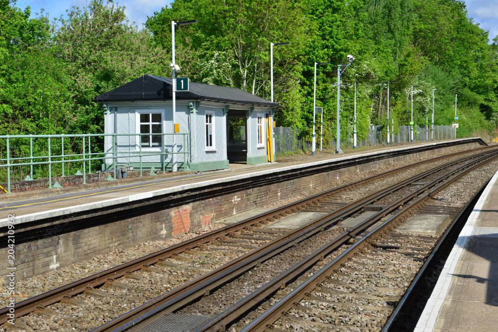 A railway station in the UK