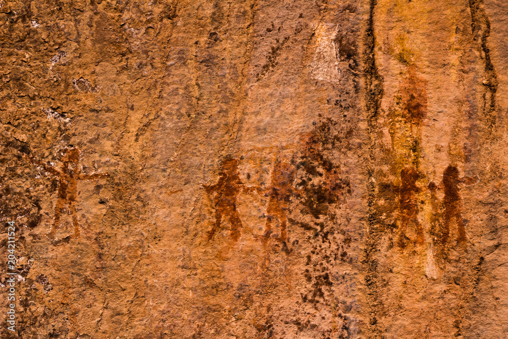 Rock Paintings in Inca Cueva clsoe to Humahuaca in Jujuy Province, north of Argentina Rock Paintings in Inca Cueva clsoe to Humahuaca in Jujuy Province, north of Argentina