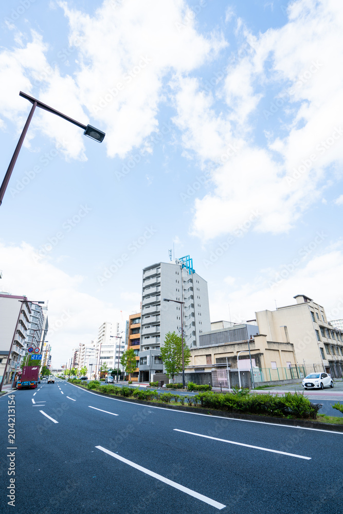 大阪　東中島　都市風景