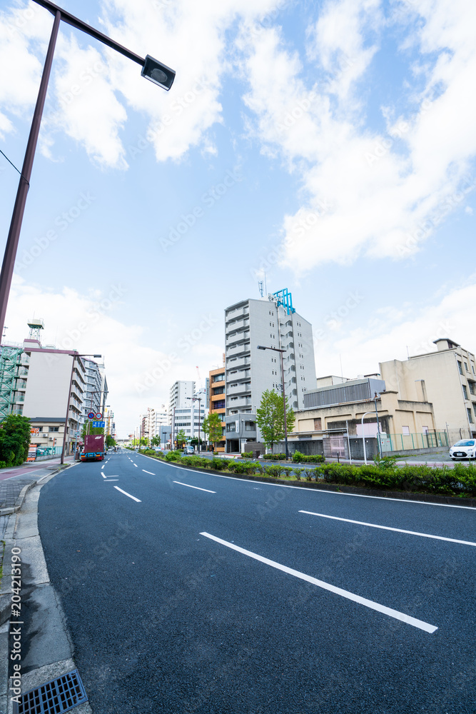 大阪　東中島　都市風景