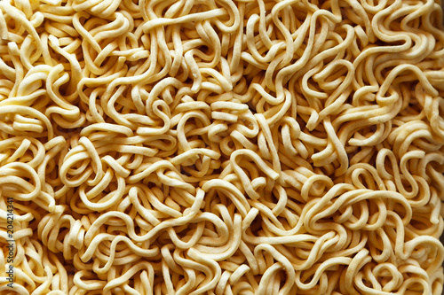texture dry noodles closeup