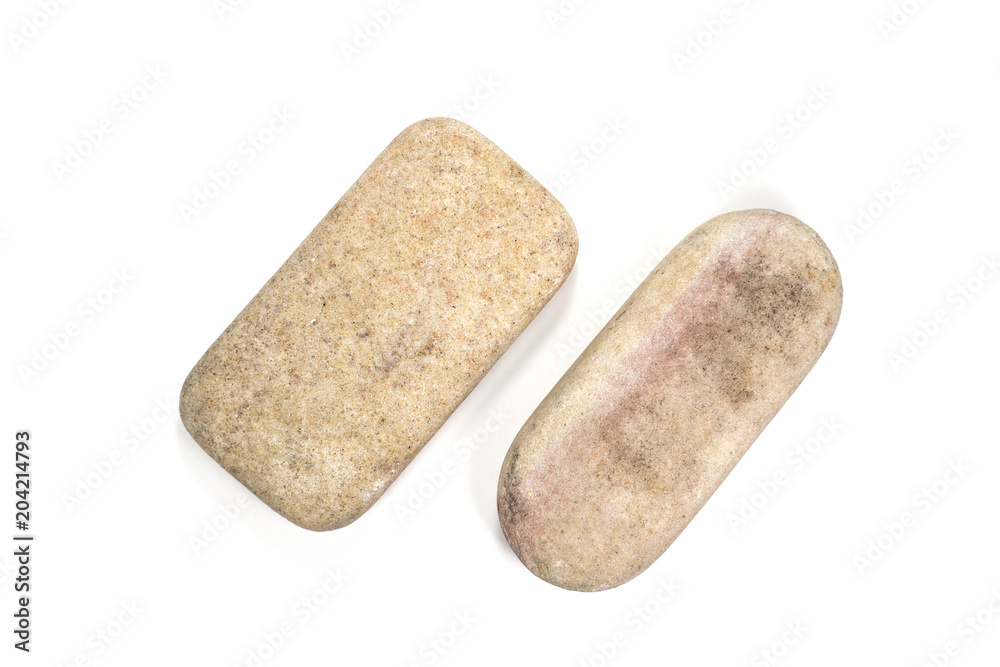 Stone Scrub or polished stone isolated on white background Stone Scrub or polished stone isolated on white background