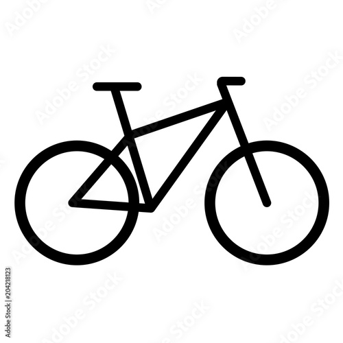 Bike icon vector