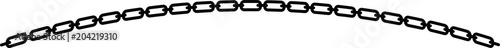 Black chain shape
