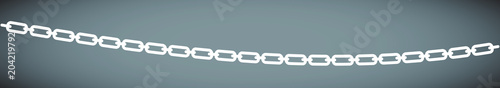 White chain shape
