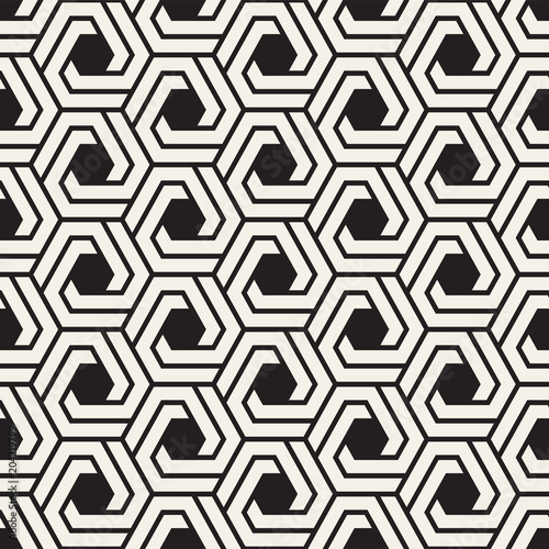 Vector seamless lines mosaic pattern. Modern stylish abstract texture. Repeating geometric tiles