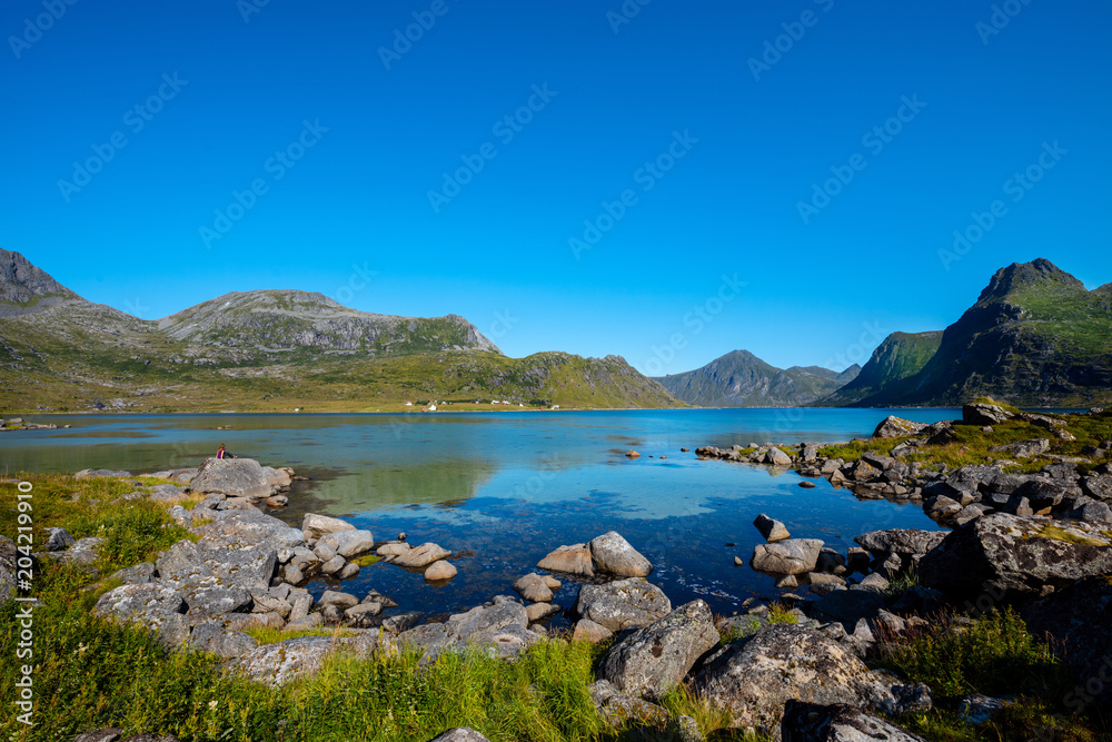 Obraz premium Napp and its mountains