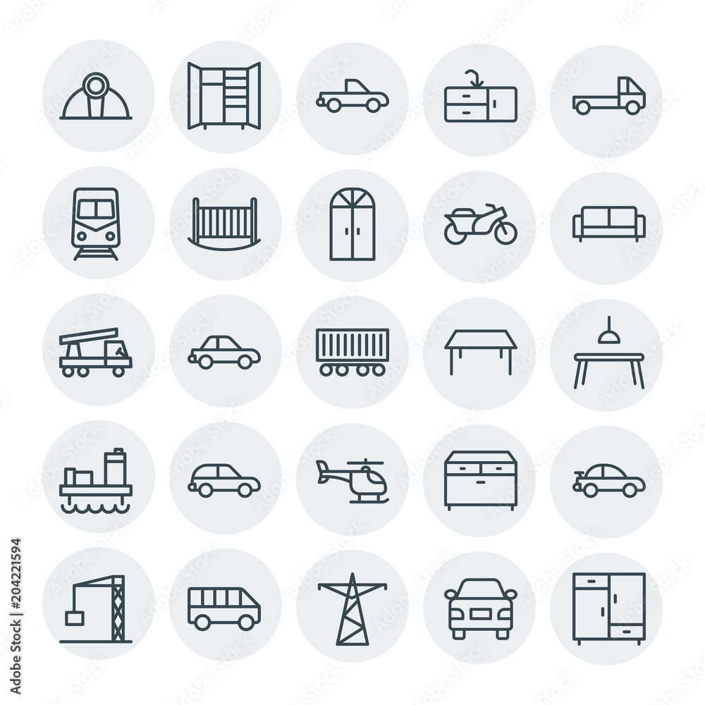 Modern Simple Set of transports, industry, furniture Vector outline Icons. Contains such Icons as subway, wooden, building, industry, car and more on white background. Fully Editable. Pixel Perfect Modern Simple Set of transports, industry, furniture Vector outline Icons. Contains such Icons as subway, wooden, building, industry, car and more on white background. Fully Editable. Pixel Perfect