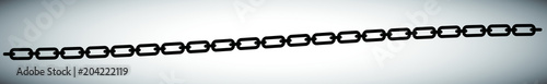 Black chain shape
