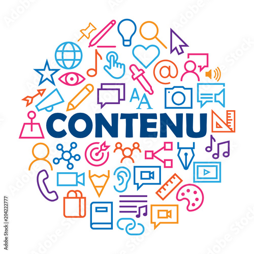 Icônes CONTENU