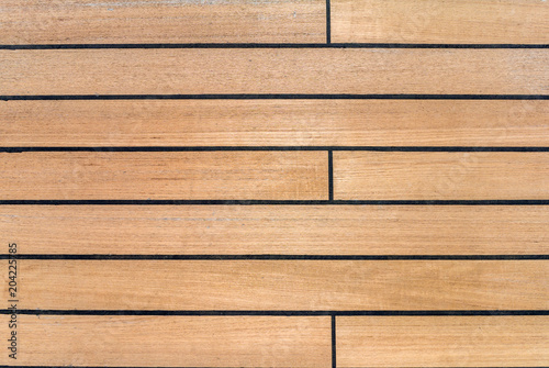 Deck fragment by the ship - wooden boards as background.
