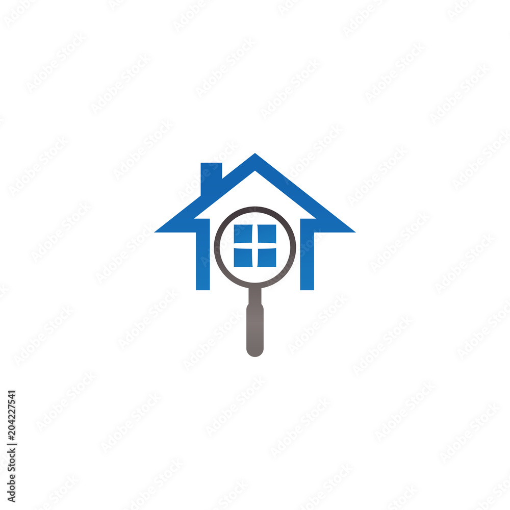 Real estate house finder logo template Real estate house finder logo template