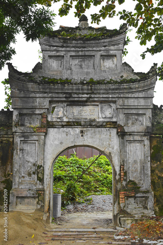 A gateway in the Truong Sanh Residence in the Imperial City, Hue, Vietnam
