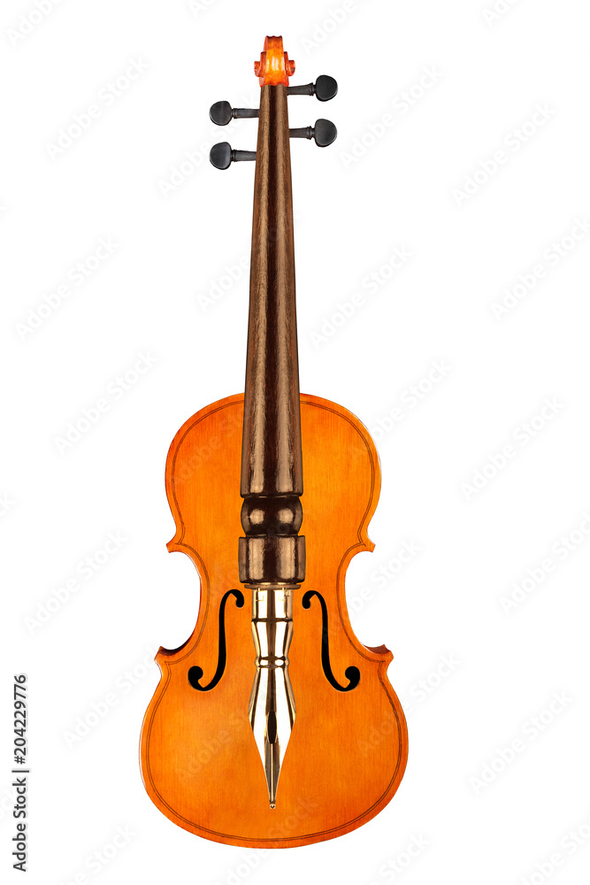 Fototapeta premium Writing music for violin