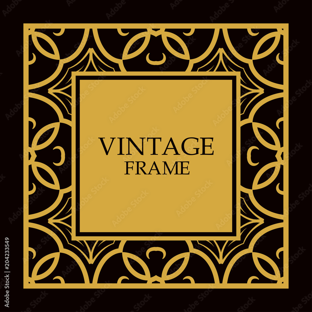 Vector ornate frame Vector ornate frame