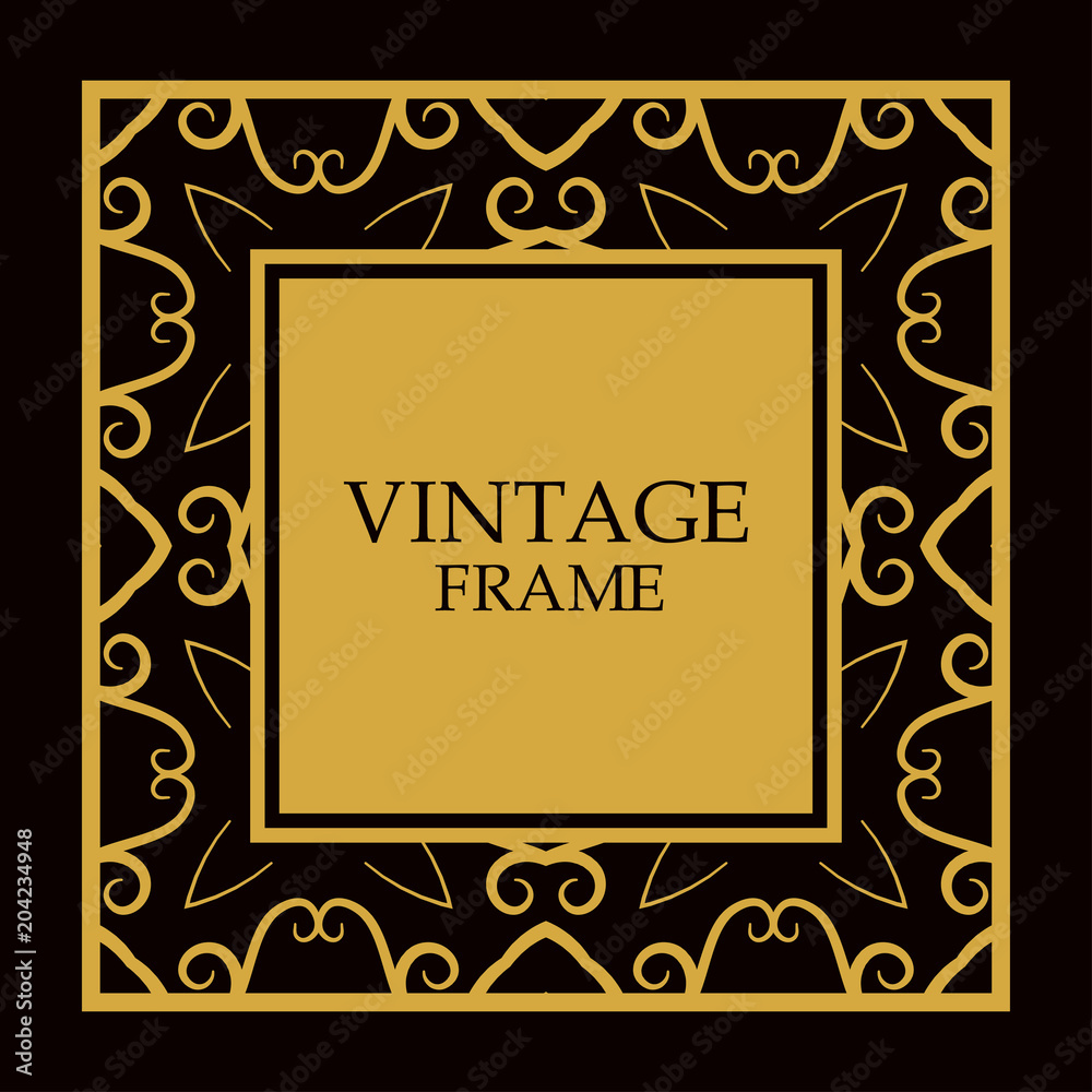 Vector ornate frame Vector ornate frame