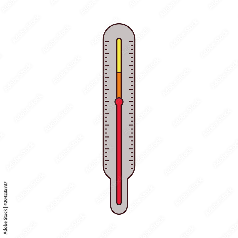 thermometer measure temperature icon vector illustration design thermometer measure temperature icon vector illustration design