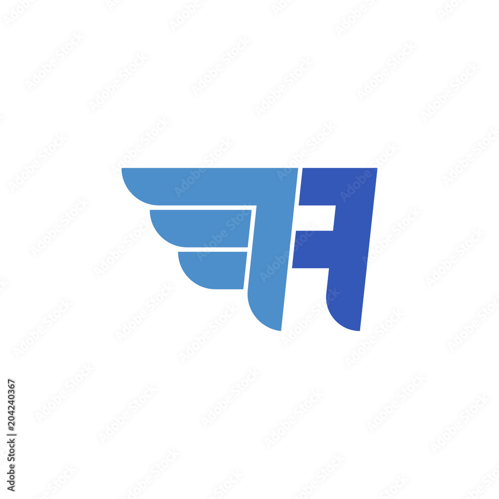 A Logo and Wing design A Logo and Wing design