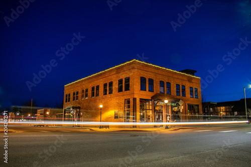 Winery at night