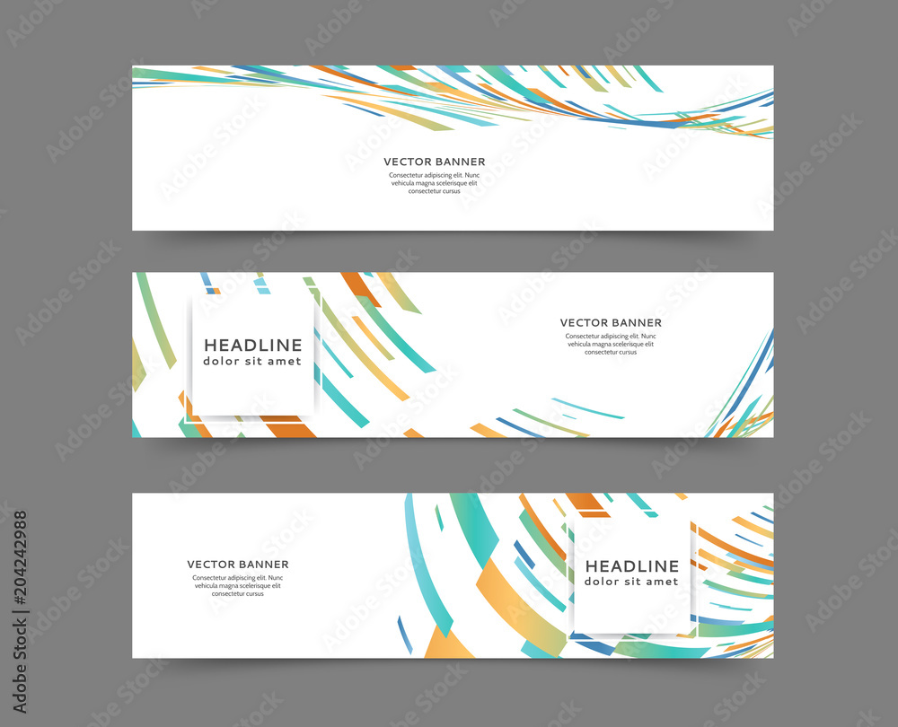 Fototapeta premium Web banner templates