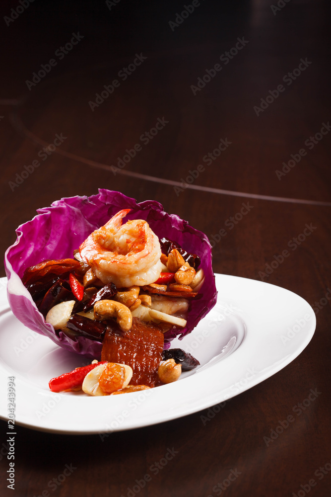 Salad of River Prawns