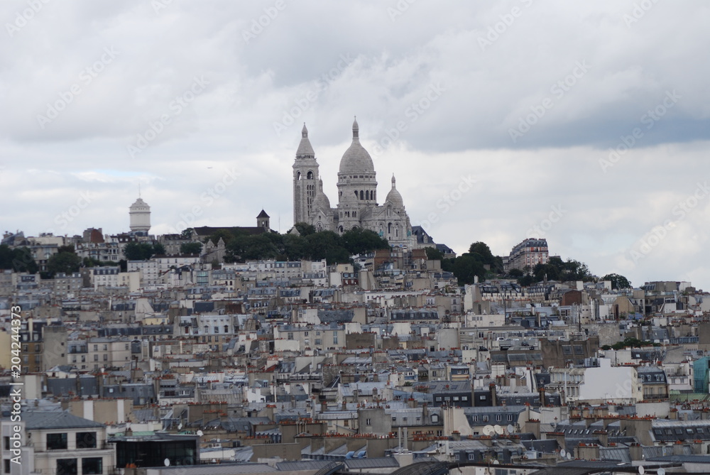  Montmartre; sky; city; town; urban area