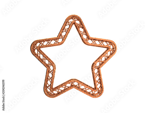 Truss frame in form of star...
