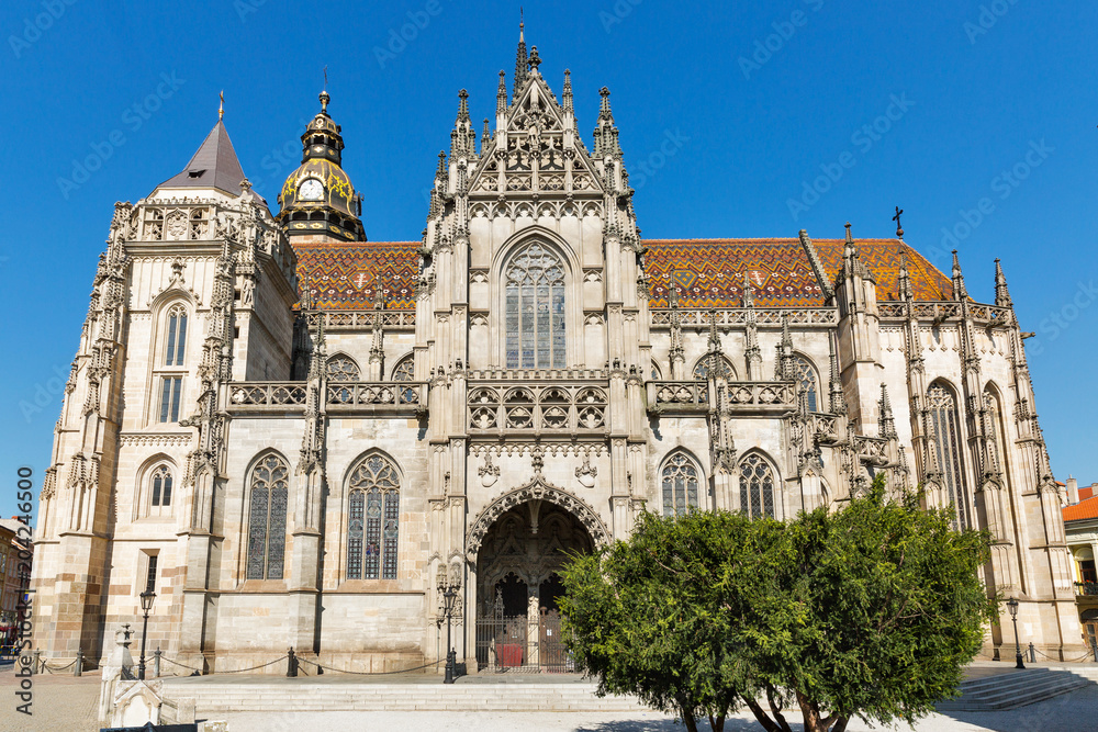 Cathedral of St. Elizabeth in Kosice, Slovakia.