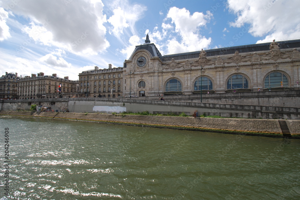  Musée d'Orsay; waterway; sky; water; river