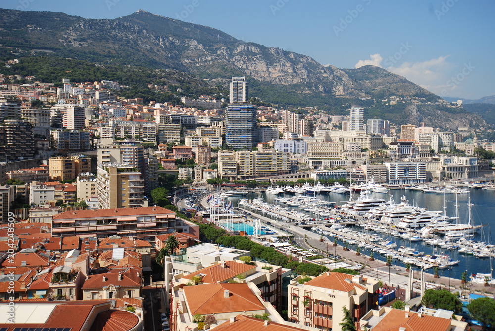 Fototapeta premium Monte-Carlo; Monte Carlo; city; urban area; metropolitan area; cityscape