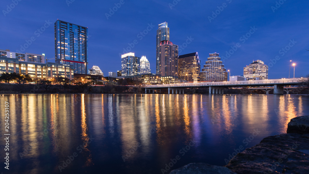 Fototapeta premium Austin Skyline at Dusk