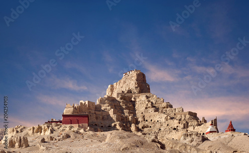 Tsaparang, the ruins of the ancient capital of Guge Kingdom and Tholing Monastery, Tibet