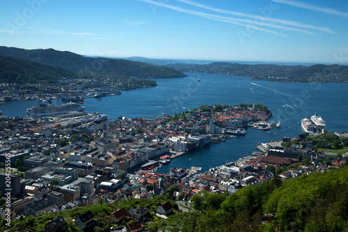 Harbour in Bergen Norway