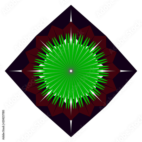 Farbenfrohes Mandala