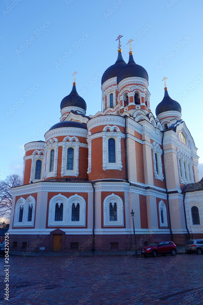 Alexander Nevsky Orthodox Cathedral in Tallinn, Estonia