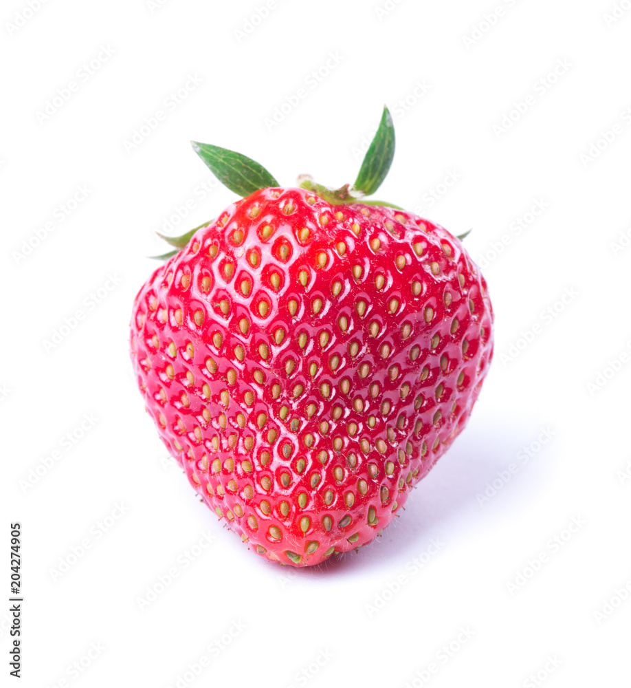 Strawberry isolated on white background. Clipping Path