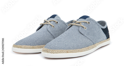shoes over white, with clipping path