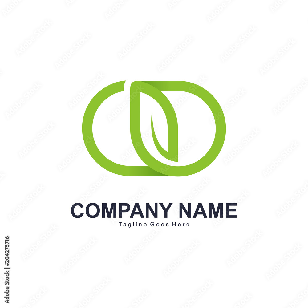 Leaf Logo Vector Element Symbol Leaf Logo Vector Element Symbol