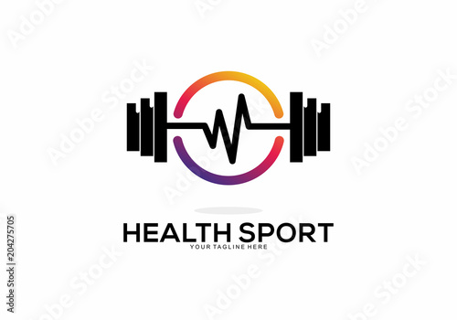Health Sport Logo Vector Element Symbol