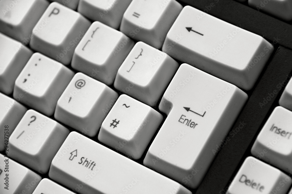 close-up image of keyboard