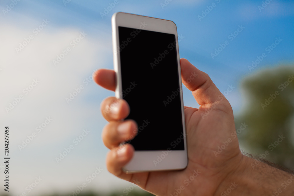 Smartphone in a hand
