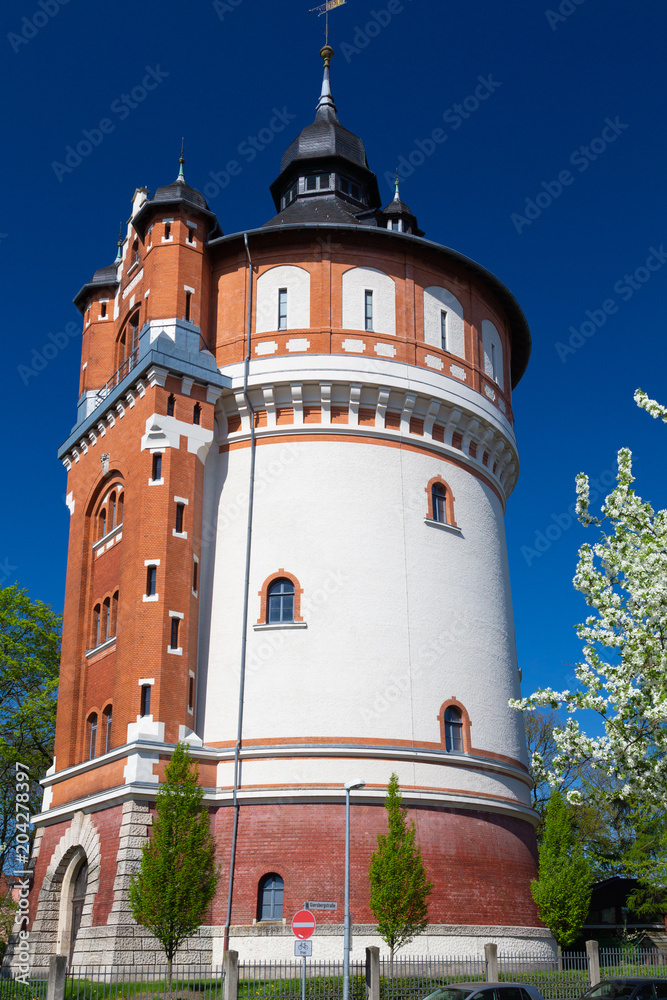 Wasserturm zu Braunschweig in der Frühlingssonne