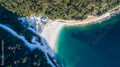 Porto Vathy beach, Thassos island, Greece