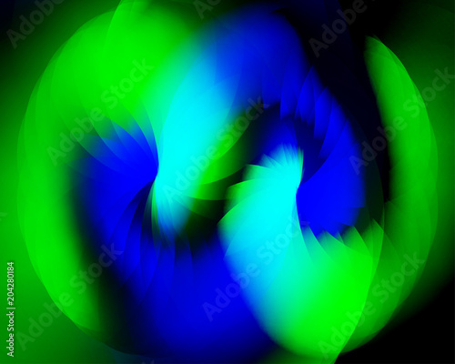 Abstract vector background composed of simple elements