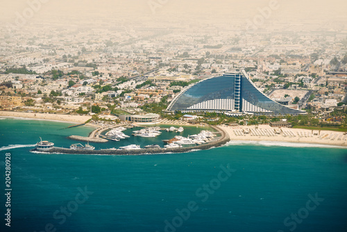 Dubai Jumeirah beach, UAE. Travel destination. 