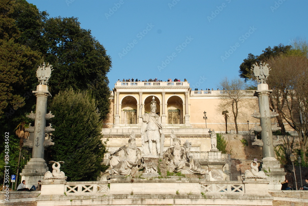  Piazza del Popolo; historic site; landmark; ancient history; palace
