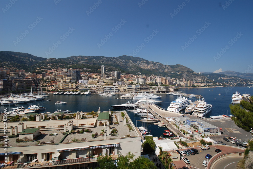  Monte-Carlo; town; aerial photography; sea; cityscape