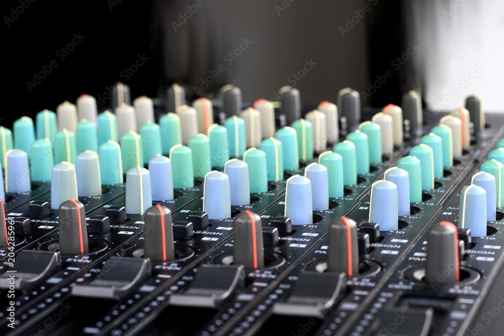 Obraz premium mixing desk image