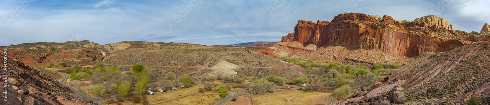 Fruita, Utah, in the Capitol Reef National Park. Fruita was established in 1880 by a group of Mormons led by Nels Johnson, under the name Fruita, Utah, in the Capitol Reef National Park. Fruita was established in 1880 by a group of Mormons led by Nels Johnson, under the name